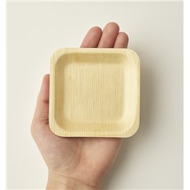 Piatto di Legno Quadrato 10,5x10,5cm (600 Pezzi)