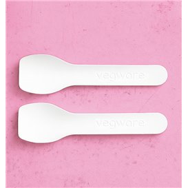 Paletta Gelato in Carta Bianca 9 cm (50 Pezzi)