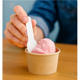 Paletta Gelato in Carta Bianca 9 cm (2.000 Pezzi)