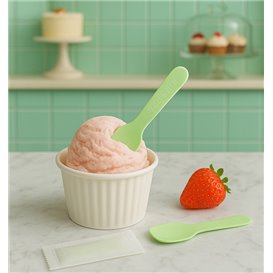 Paletta Gelato in Carta Imbustata Singolarmente Colori Assortiti 'Tutti Frutti' 9 cm (500 Pezzi)