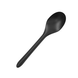 Cucchiaio Riutilizzabile in PP Nero 15cm (1.000 Pezzi)