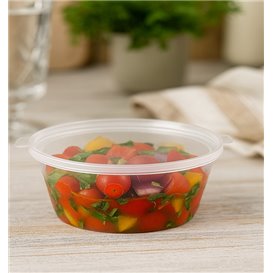 Contenitore per Salse con Coperchio Cerniera in Plastica PP 6Oz/180ml (1.000 Pezzi)