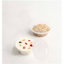 Contenitore per Salse con Coperchio Cerniera in Plastica PP 6Oz/180ml (1.000 Pezzi)