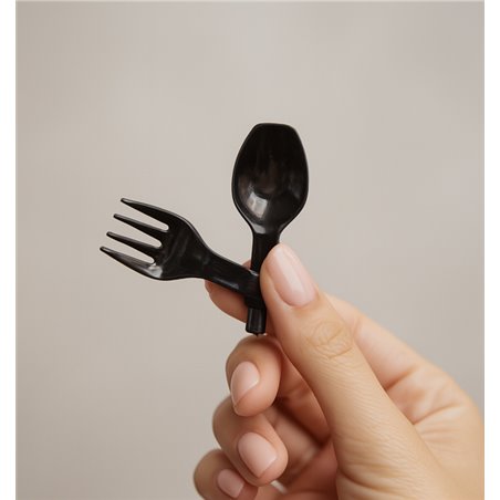 Spork nero per la ristorazione