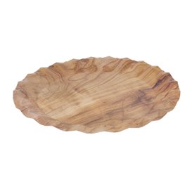 Piatto di Carta Kraft “Flower” Ø18cm 225g/m² (50 Pezzi)
