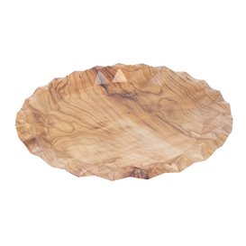 Piatto di Carta Kraft “Flower” Ø23cm 245g/m² (50 Pezzi)