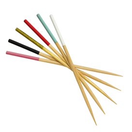 Stecchini in bambù Punta Fucsia 7cm (300 Pezzi)