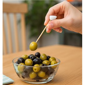 Stecchini in bambù Conchiglia 7cm (100 Pezzi)