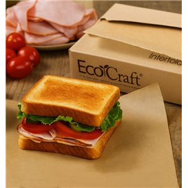 Carta Antigrasso Wrap Kraft in Dispenser 37,5x27cm (500 Pezzi)