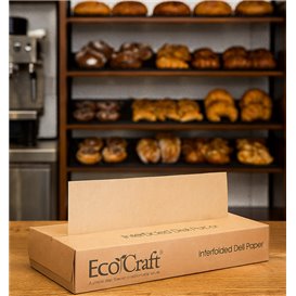 Carta Antigrasso Wrap Kraft in Dispenser 37,5x27cm (6.000 Pezzi)