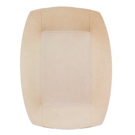 Barchetta in Cartoncino Bamboo Kraft 800ml 24x16x5,2cm (500 Pezzi)