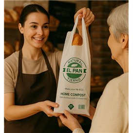 Sacchetto per il pane canottiera Traslucida 30x60cm 14µm (2.000 Pezzi)