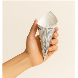 Cono di Carta Greaseproof Parchment 16cm 40g (2.000 Pezzi)