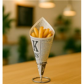 Cono di Carta Greaseproof Parchment 16cm 40g (2.000 Pezzi)