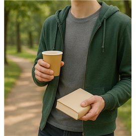 Bicchiere Carta 9Oz/290ml Kraft Ø8,0cm (1.000 Pezzi)