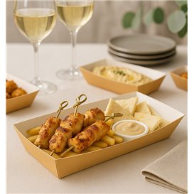 Vaschetta Kraft Hot Dog 17,0x5,5x3,8cm (1000 Pezzi)