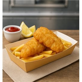 Vaschetta Kraft Hot Dog 17,0x5,5x3,8cm (1000 Pezzi)