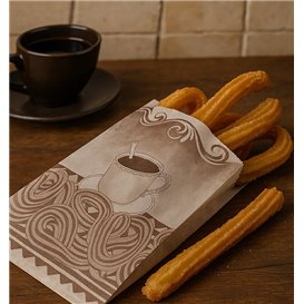 Sacchetto per Churros Antigrasso 18+7x32cm (250 Pezzi)