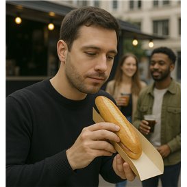 Vassoio per Baguette Kraft 30x6,1x3,2cm (1.000 Pezzi)
