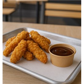 Pentola di Cartone Kraft per Salse 60ml Ø6,7cm (2.000 Pezzi)