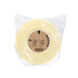 Piatto di Legno Tondo Ø15,5cm (50 Pezzi)