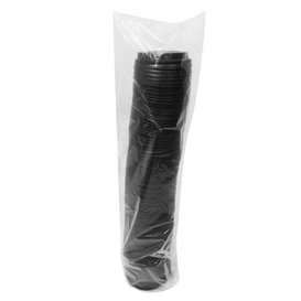 Coperchio con Foro per Bicchiere Nera Ø9,3cm (1.000 Pezzi)