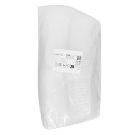 Contenitore per Salse in Plastica PP con Coperchio Unito 6Oz/180ml (100 Pezzi)