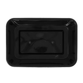 Contenitore Rettangolare in PP Nero 750ml 17,6x12,4x6cm (500 Pezzi)