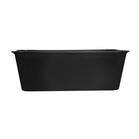 Contenitore Rettangolare in PP Nero 750ml 17,6x12,4x6cm (500 Pezzi)