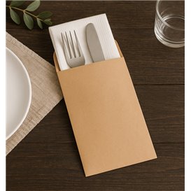 Busta Portaposate Kraft 11x24cm (1.000 Pezzi)