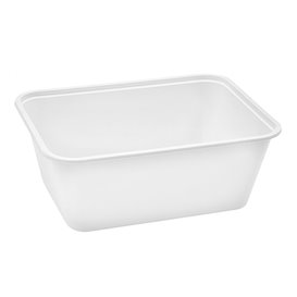 Contenitore Rettangolare in PP Bianco 1.000ml 17x11,5x8,2cm (500 Pezzi)