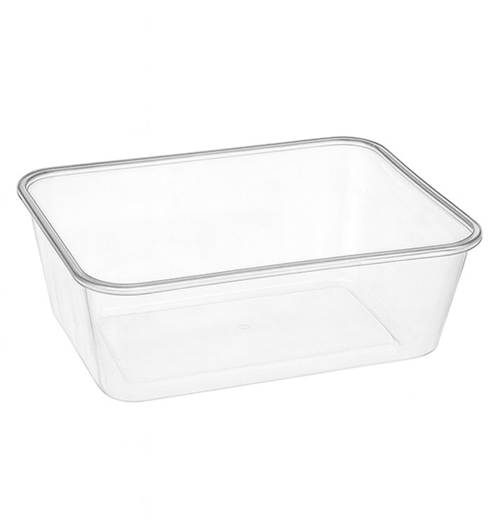 Contenitore Rettangolare in PP Trasparente 750ml 17,4x11,6x5,5cm (500 Pezzi)