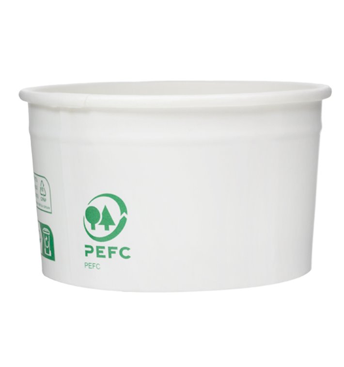 Coppetta di Carta Ecologica per Gelato 100ml (2600 Pezzi)