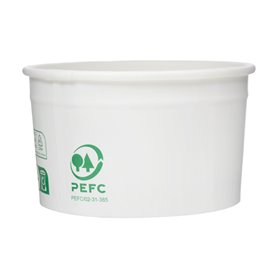 Coppetta di Carta Ecologica per Gelato 100ml (65 Pezzi)