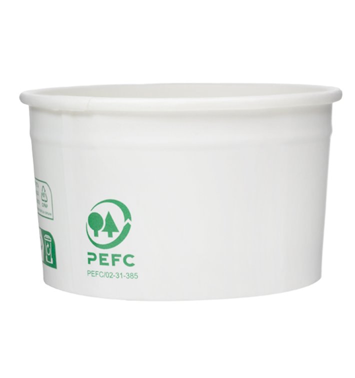 Coppetta di Carta Ecologica per Gelato 100ml (65 Pezzi) Coppetta di Carta Ecologica per Gelato 100ml (65 Pezzi)