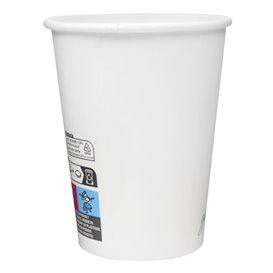 Bicchiere di Carta Bianco 9Oz/280ml Ø7,7cm (1.000 Pezzi)