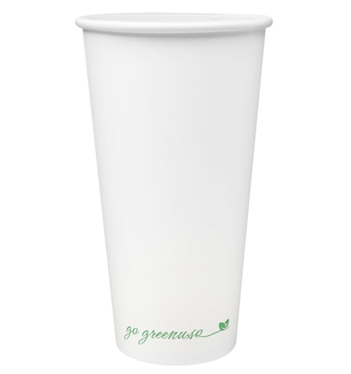 Bicchiere di Carta Bianco 20Oz/600ml Ø9cm (50 Uds)