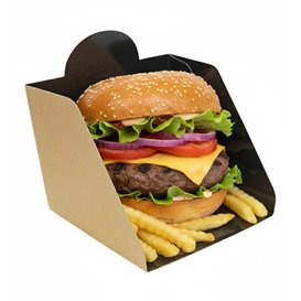 Paletta di Cartone per Hamburger 12x12x10cm (25 Pezzi)