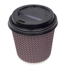 Coperchio con Foro per Bicchiere 4Oz Bianca Ø6,2cm (1.000 Pezzi)