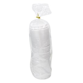 Coperchio con Foro per Bicchiere Bianco Ø7,3cm (50 Pezzi)