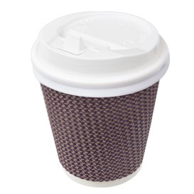 Coperchio con Foro per Bicchiere Bianco Ø7,3cm (1.000 Pezzi)
