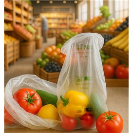 Sacchetti Plastica Block Compostabile 30x40cm G50 (3.000 Pezzi)