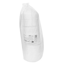 Coperchio con Foro Plastica PS Bianco Ø8,0cm (1000 Pezzi)