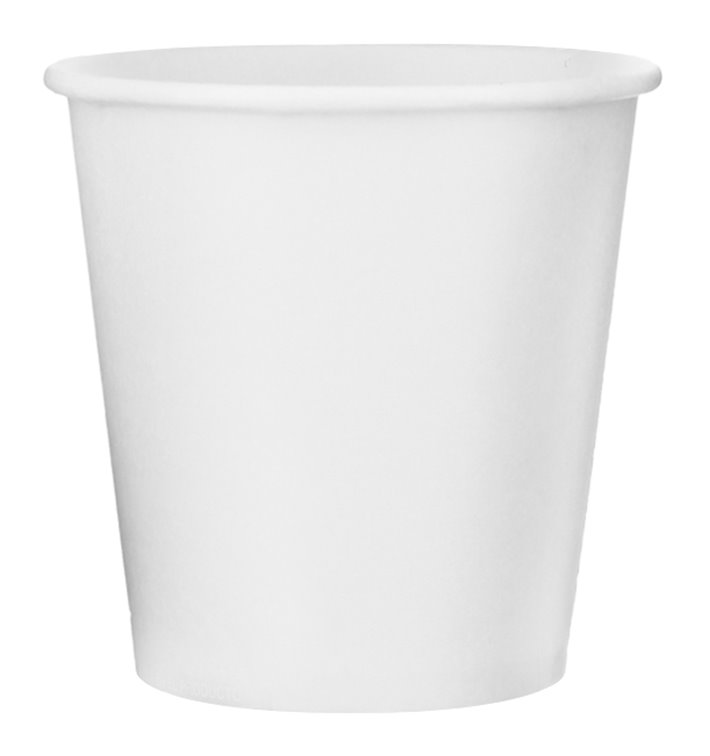 Bicchiere di Carta Bianco 4Oz/120ml Ø6,2cm (2.100 Pezzi) Bicchiere di Carta Bianco 4Oz/120ml Ø6,2cm (2.100 Pezzi)
