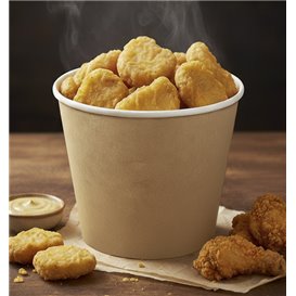 Secchio in cartone Kraft 3990ml (100 Pezzi)