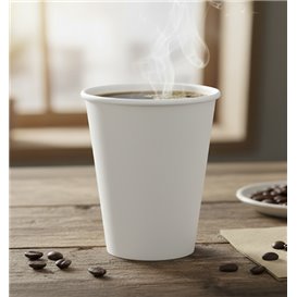 Bicchiere di Carta Bianco 9Oz/280ml Ø8,0cm (1000 Pezzi)
