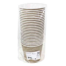 Secchio in cartone Kraft 2550ml (25 Pezzi) Secchio in cartone Kraft 2550ml (25 Pezzi)