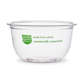 Coppetta Compostabile in PLA "Bella pot" Trasparente 250ml Ø9,6cm (1.000 Pezzi)