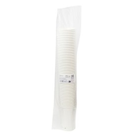 Bicchiere di Cartone "Go Green" Bianco 16Oz/540ml Ø9,0cm (1.000 Pezzi)