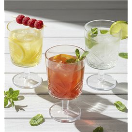 Bicchiere da Vino Riutilizzabile Durevole in Tritan “Firenze” 340ml (6 Pezzo)